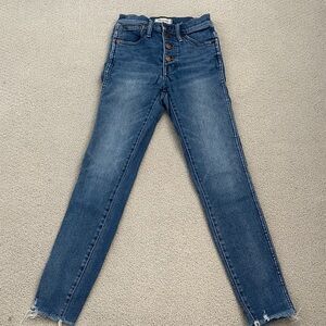 Madewell High Rise Blue Jeans